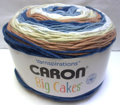 Caron Big Cake 100% Acrylic, 10.5 oz/603 yds, Blueberry Scone (Free Shipping)