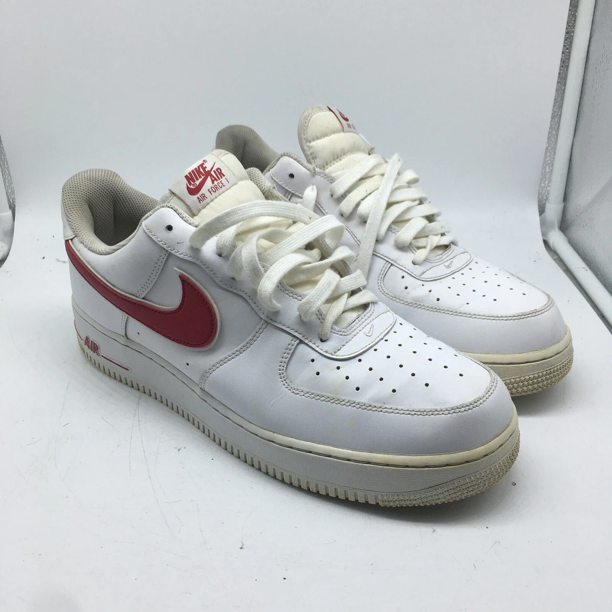 NIKE AIR FORCE 1 WHITE / GYM RED