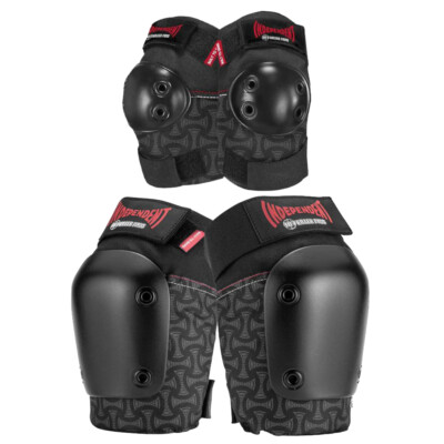 187 x Independent Killer Pads Adult Combo Pack Knee & Elbow - Black