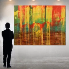Mark Little Little Original￼￼￼, Painting 81” X 62” Extra Large,Abstract,Color XL