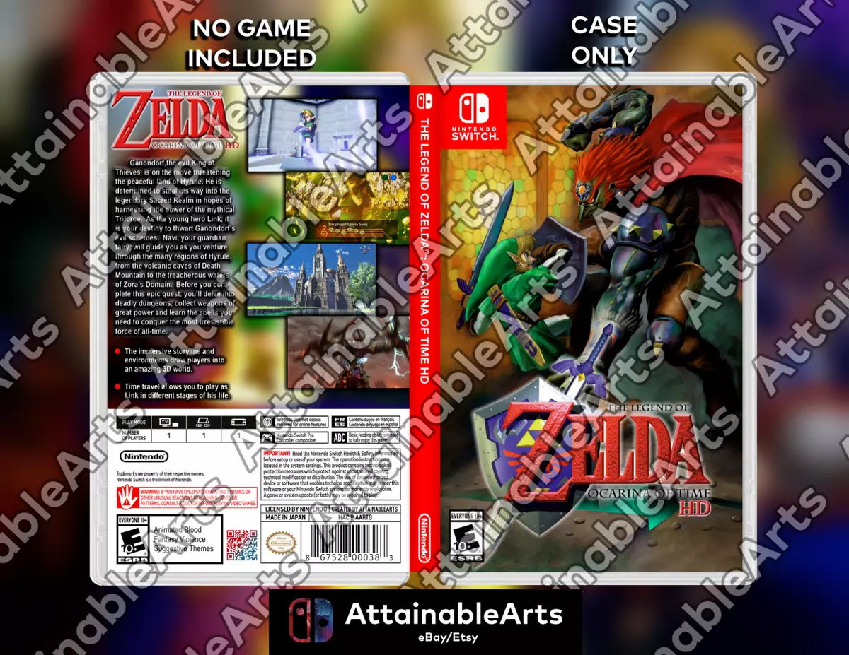 The Legend of Zelda: Ocarina of Time 3D Nintendo 3DS Box Art Cover