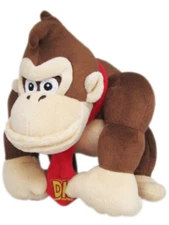 Donkey Kong 9" Plush Official Sen-Ei Little Buddy Soft Stuffed  1586