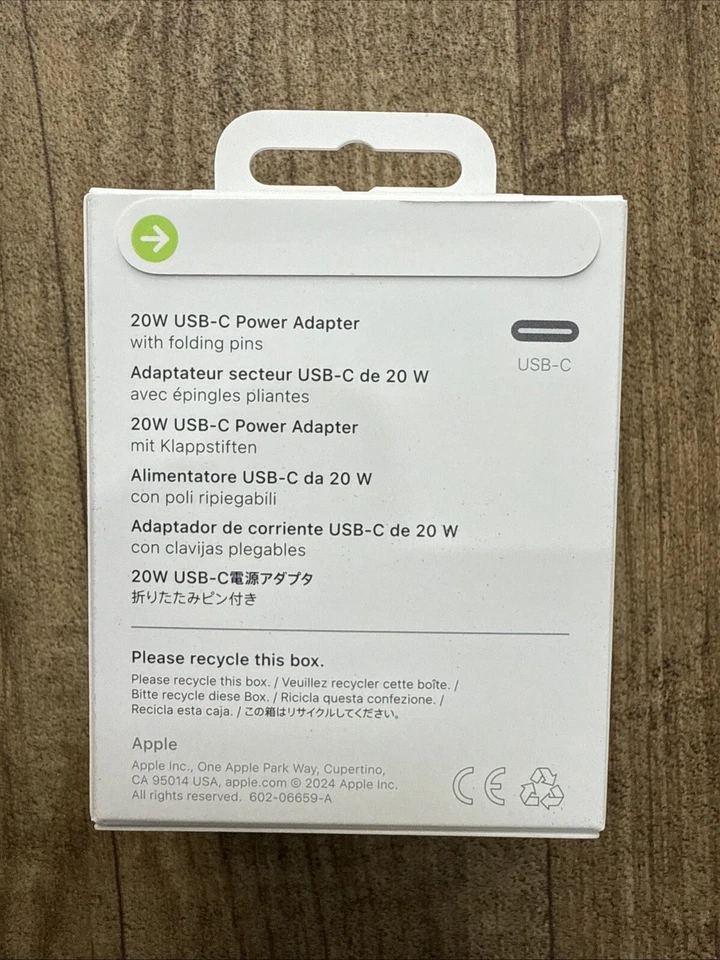 Apple USB-C 20W Power Adapter A2344 White Sealed 100% Original - Image 2 of 3