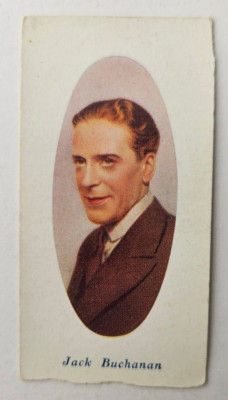 1936 Godfrey Phillips Screen Stars Embossed Series A #37 Jack Buchanan (C)