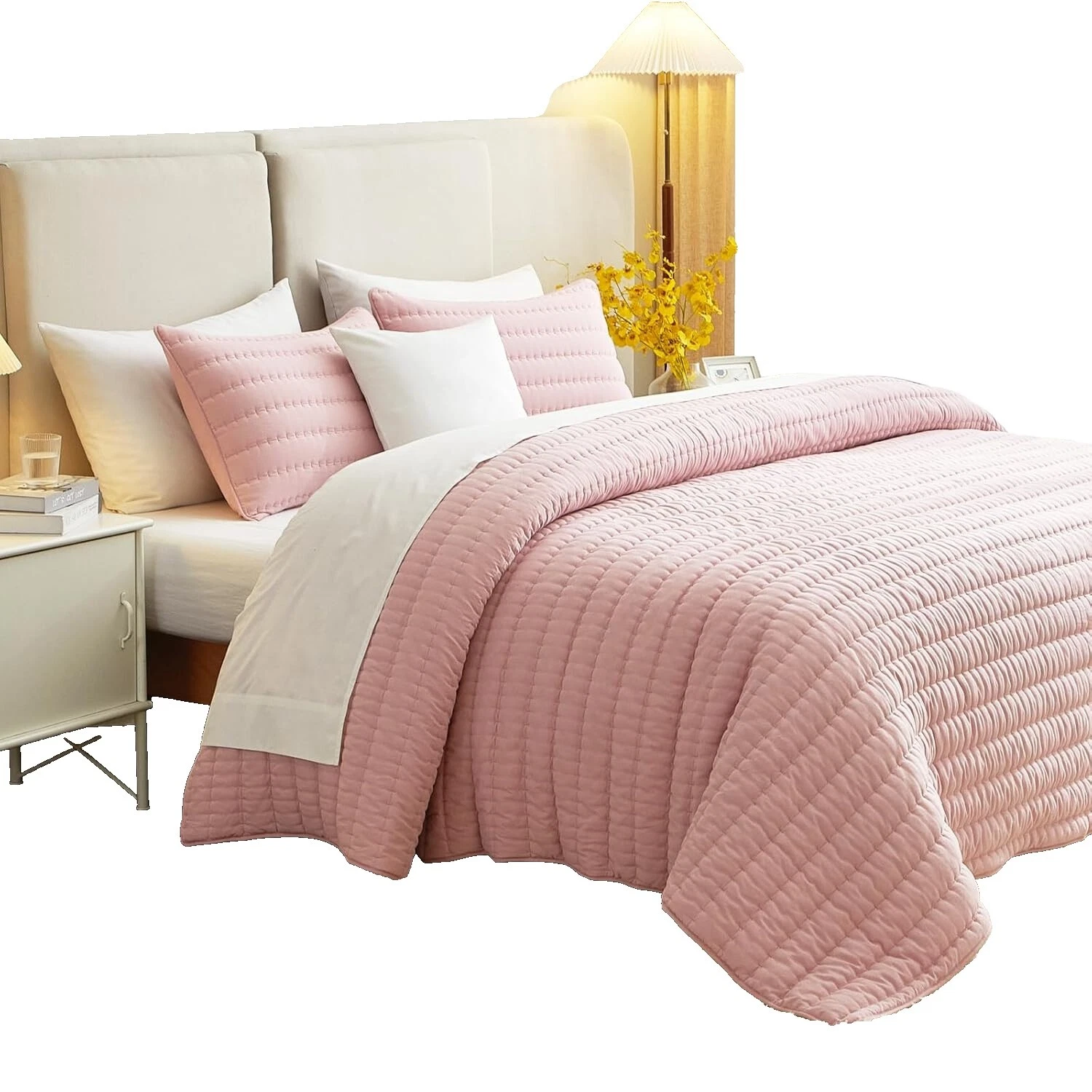 Polyester Stripes Quilts, Bedspreads & Coverlets