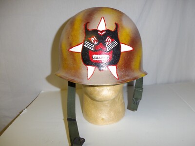 RVN-1 Vietnam 44th Ranger Battalion Helmet shell Tiger tan IR15B
