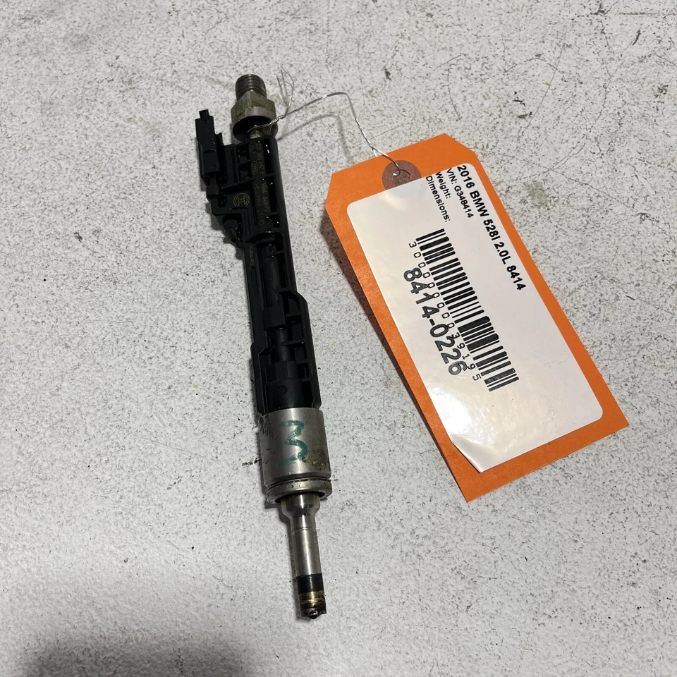 2011-2016 BMW 528I F10 175K ENGINE GASOLINE ENGINE FUEL INJECTOR OEM 1PCS - Imagem 2 de 4