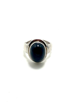 Bague Argent 925 DiopsideBlack Star Taille 59 US size 9