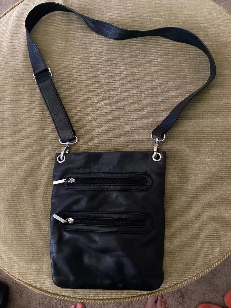 Margot black sales leather purse