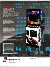 Space Invaders Arcade Game Flyer Original Video Art Alien Invasion Retro 1978