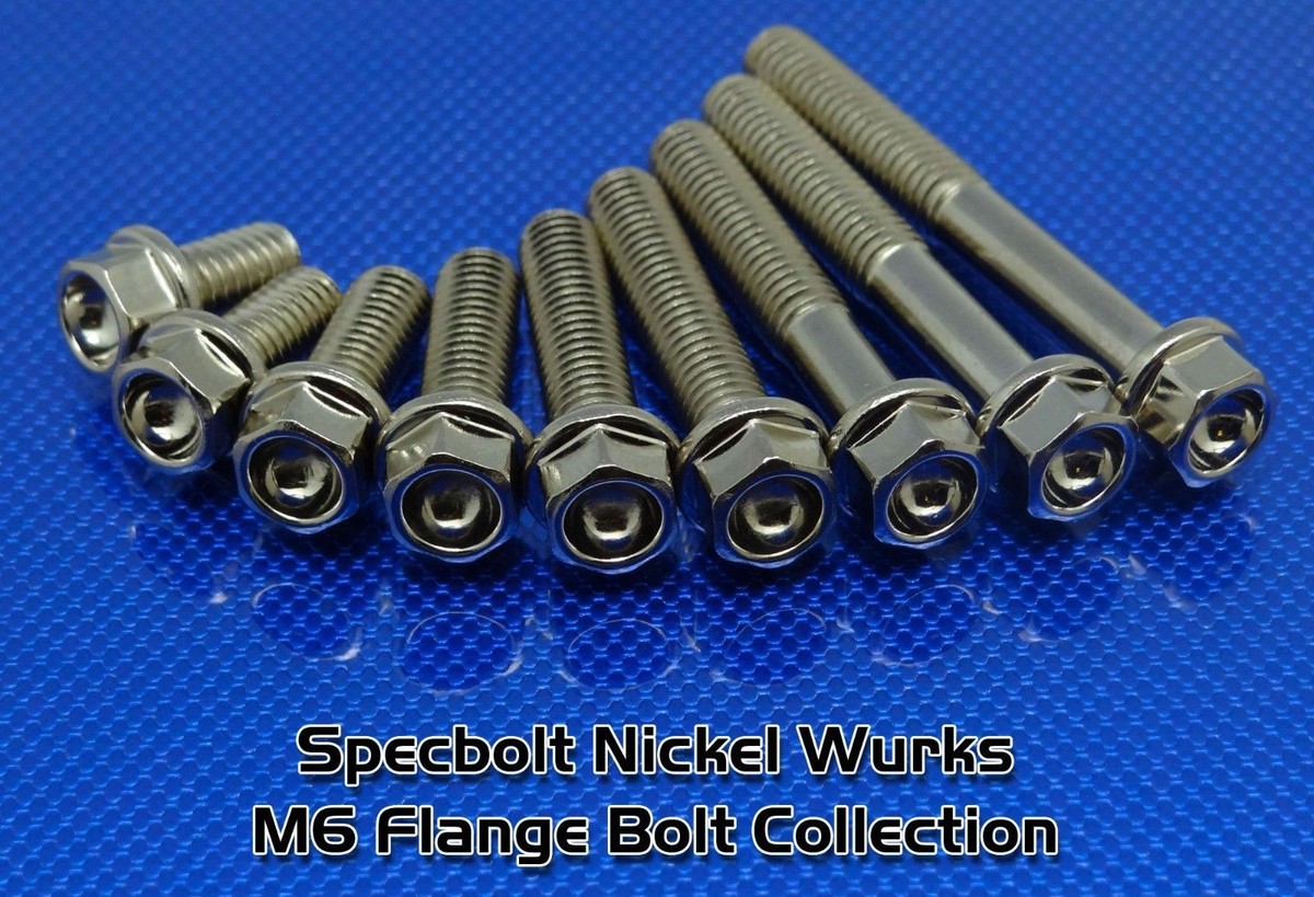 Nickel YZ Nickel Wurks Bolt Kit Yamaha 65 85 100 125 250 490
