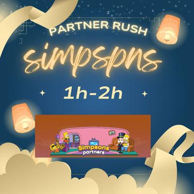 #ad 🌈 Monopoly Go 🟩 Simpsons Partners 1 2H Max Full carry Slot 80K🔥 $1.99