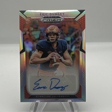 Panini 2019 Prizm Draft Picks Eric Dungey Rookie Auto Syracuse #266 Football