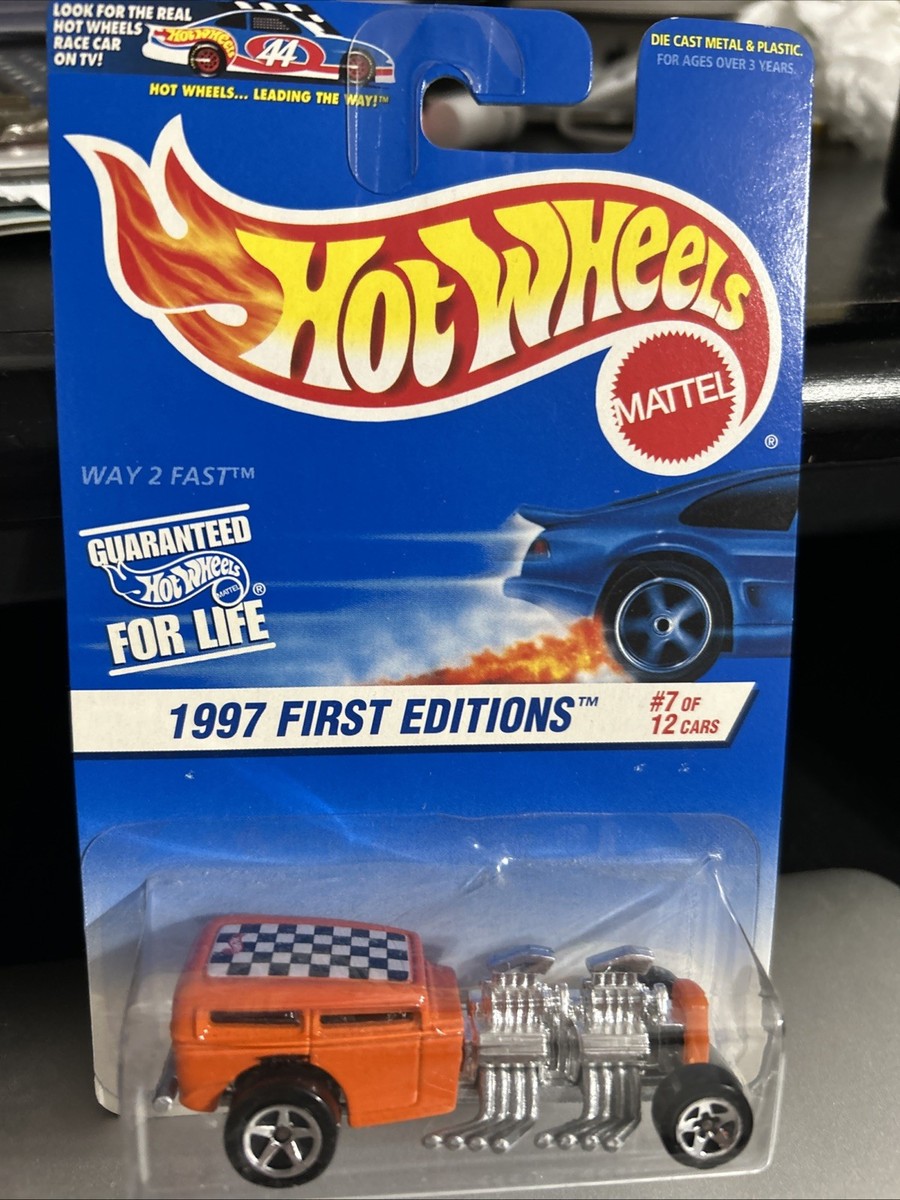 ヴィジョン　ホットトイズ 2.0 1997 Hot Wheels First Editions #7/12, Way 2 Fast, Orange Collector