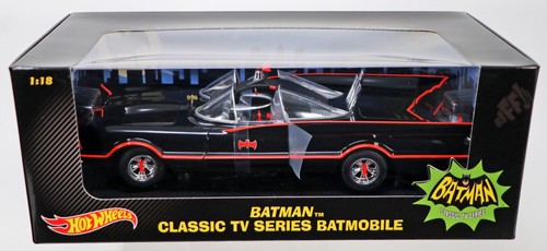 Hot Wheels Batman Classic TV Series Batmobile Car - W1171 NRFB Sealed 2014 1:18