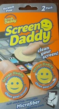 Screen Daddy With Microfiber-Clean Your Screen- 1ea 2 Pack-Brand New-SHIPS N24HR