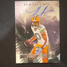 Panini 2022 Origins Rookie Autograph Romeo Doubs #RAU-RDO Green Bay Packers