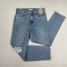 Madewell The Perfect Vintage Jeans Womens 28 30x28 Blue High Rise Tapered