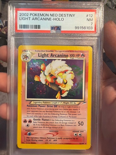 Light Arcanine (Unlimited) graded PSA 7 for sale on eBay