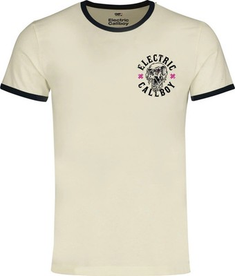 Electric Callboy T-Shirt Herren Let's Do It Again - Ringer Shirt altweiß