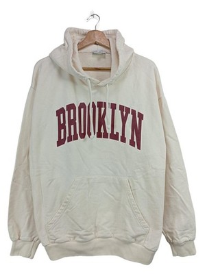 PACIFIC REPUBLIC Kapuzensweatshirt Damen Sweat Gr. DE 38 weiß Casual-Look