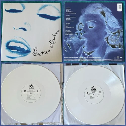 Rare LE White Vinyl On 2LP Madonna Erotica