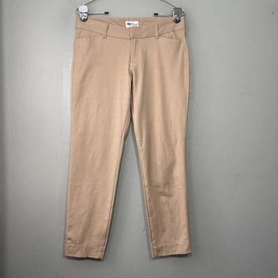Old Navy Pixie Pants Size 6 Khaki Tan Stretch Ankle Minimalist Office Casual