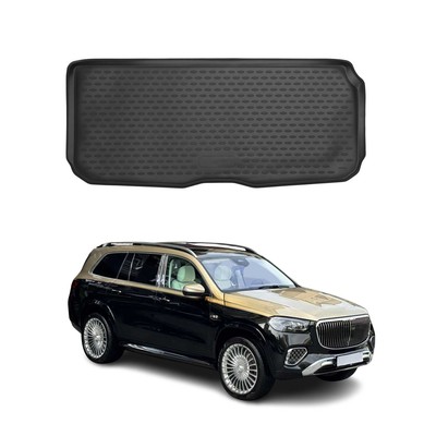 OMAC Cargo Mats Liner for Mercedes GLS Class X167 2020-2026 7Seats Rubber Black