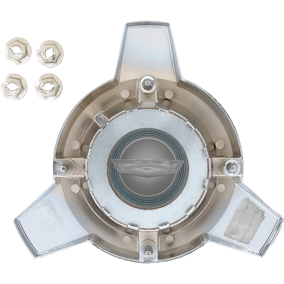 Ford Mustang Falcon Fairlane 1965-66; de lujo; cubierta de rueda de alambre giratoria; azul Foto 4 de 4