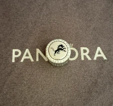 Pandora Detroit Lions Charm S925 Sterling Silver Jewelry