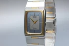 Vintage [EXC+++++] Seiko Dolce 9521-5010 Silver Gold Square Tank Mens Watch