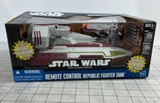 Star Wars Clone Wars Vehicle Remote Control Republic Tank Fighter NIB NEW