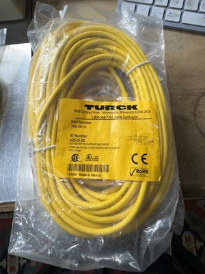 Turck PKg 3M-10 Sensor Cable Cordset 3-Pin  Female Picofast 10 meter NEW IN BAG
