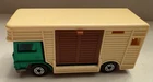 Vintage 1977 Matchbox Lesney Superfast Green Horse-Box Truck #40 w/2 horses!!