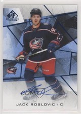2021-22 Upper Deck SP Game Used Blue Auto Jack Roslovic #87 Auto 0pz2
