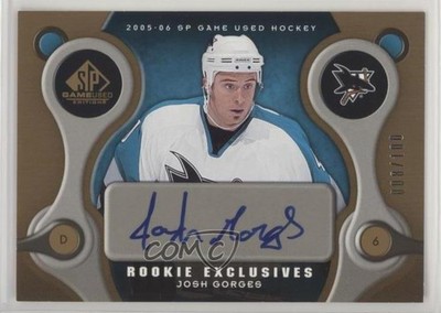 2005 SP Game Used Edition Rookie Exclusives 8/100 Josh Gorges #RE-JG Auto RC 7ez