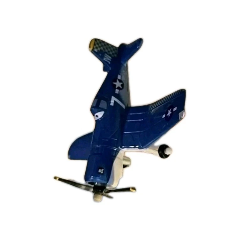 Aviones Disney Pixar Skipper Riley #7 Diecast Metal Fire & Rescue  Foto 3 de 4