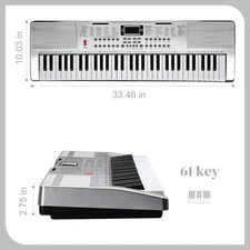 🎅🎄FAST, FREE SHIPPING!🎄🎅 Electric Piano / Keyboard +Stand +Bench!
