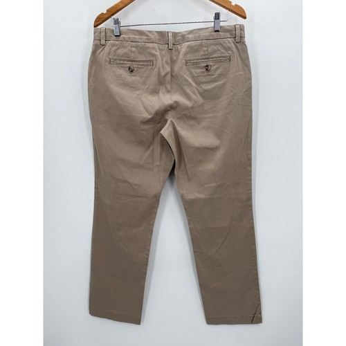 Pantalón chino Vineyard Vines Breaker para hombre etiqueta 32 caqui beige (35x30 real) - Imagen 3 de 8