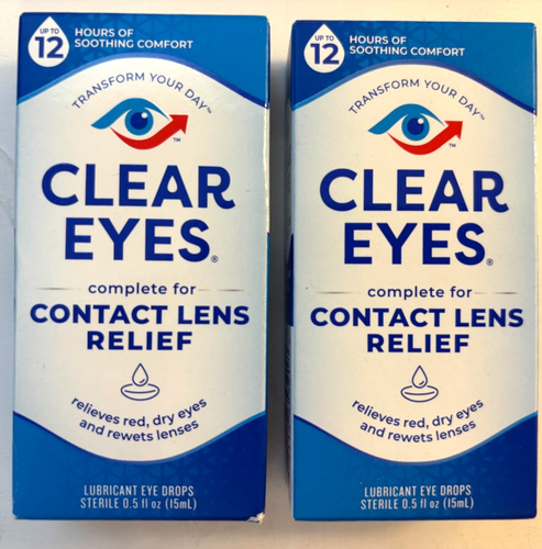 Clear Eyes Contact Lens Relief Eye Drop - Thumbnail 4
