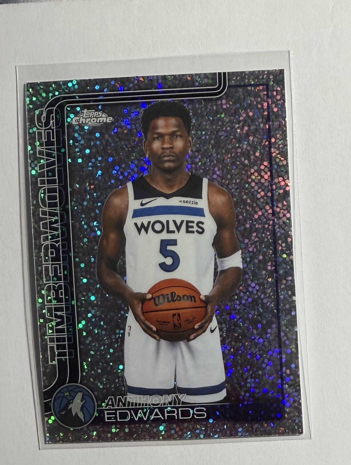 2025-26 Topps Chrome Update Series - Anthony Edwards #17 Image Variation FRESH