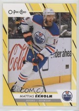 2023-24 O-Pee-Chee Yellow Border Mattias Ekholm #253 17p7