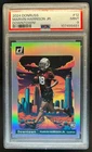 2024 Panini Donruss Marvin Harrison Jr. Downtown! SSP RC #12 Cardinals PSA 9