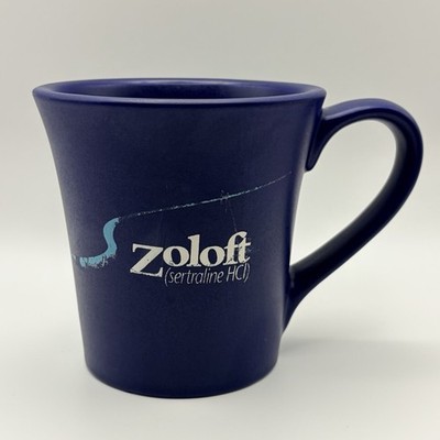 Zoloft Pharmaceutical Mug Advertising Pharma Rep 12 oz Drug rep Collectible