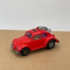 Vintage Matchbox Superfast No. 31 Volks-Dragon Red VW Beetle Car Combi P&P #12