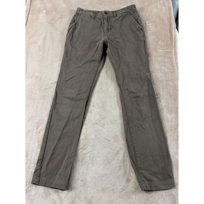 Taylor Stitch The Foundation Pants Slim Mens Size 30 Brown