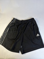 ADIDAS Men's Size Large 3-Stripe Logo Pocket Shorts