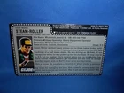 1987 GI JOE ARAH STEAM ROLLER UNCUT FILE CARD AMAZING SHAPE