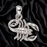 AnhäNger Sternzeichen Skorpion 925 Sterling Silber SternzeichenanhäNger