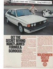 Original 1978 Volkswagen  Scirocco  vintage print ad